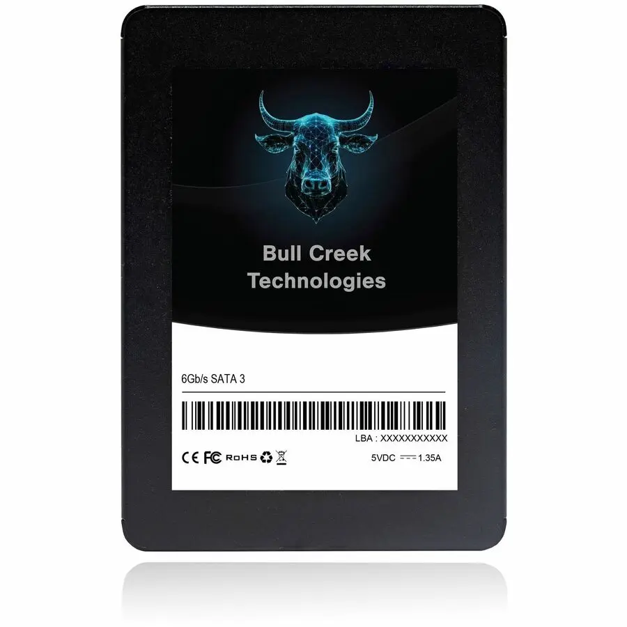 Bull Creek 1TB Capacity 7mm 2.5-inch SATA III High Speed Solid State Drive (SSD) for Computers & Office Data Storage