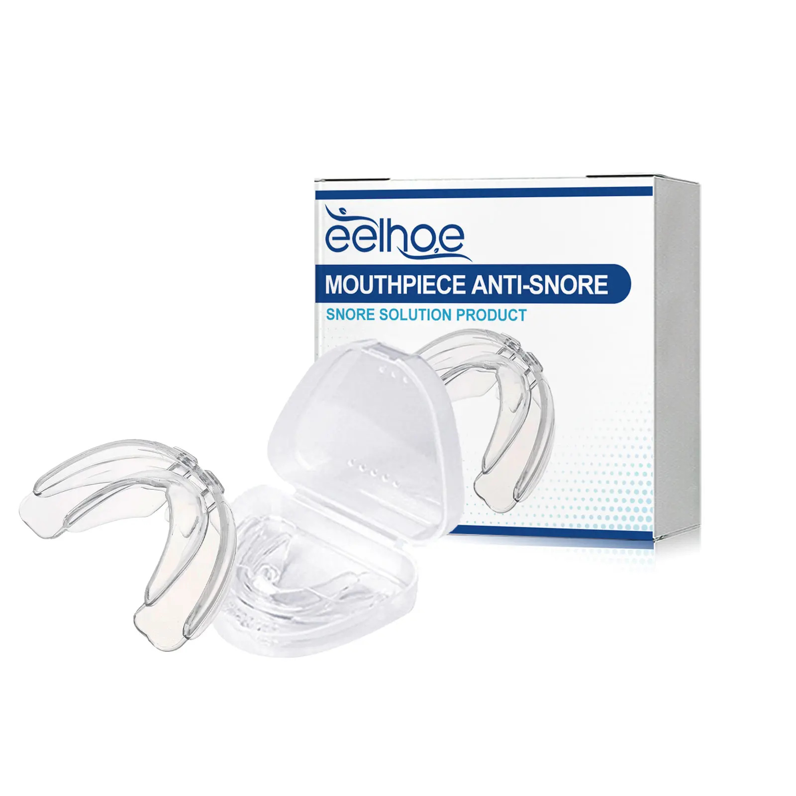 EELHOE Sleep Mouth Guard, Comfort Oral Mouthpiece for Night Time Teeth Grinding Protection, Daily Sleep‑Use Teeth‑Protecting Oral Guard