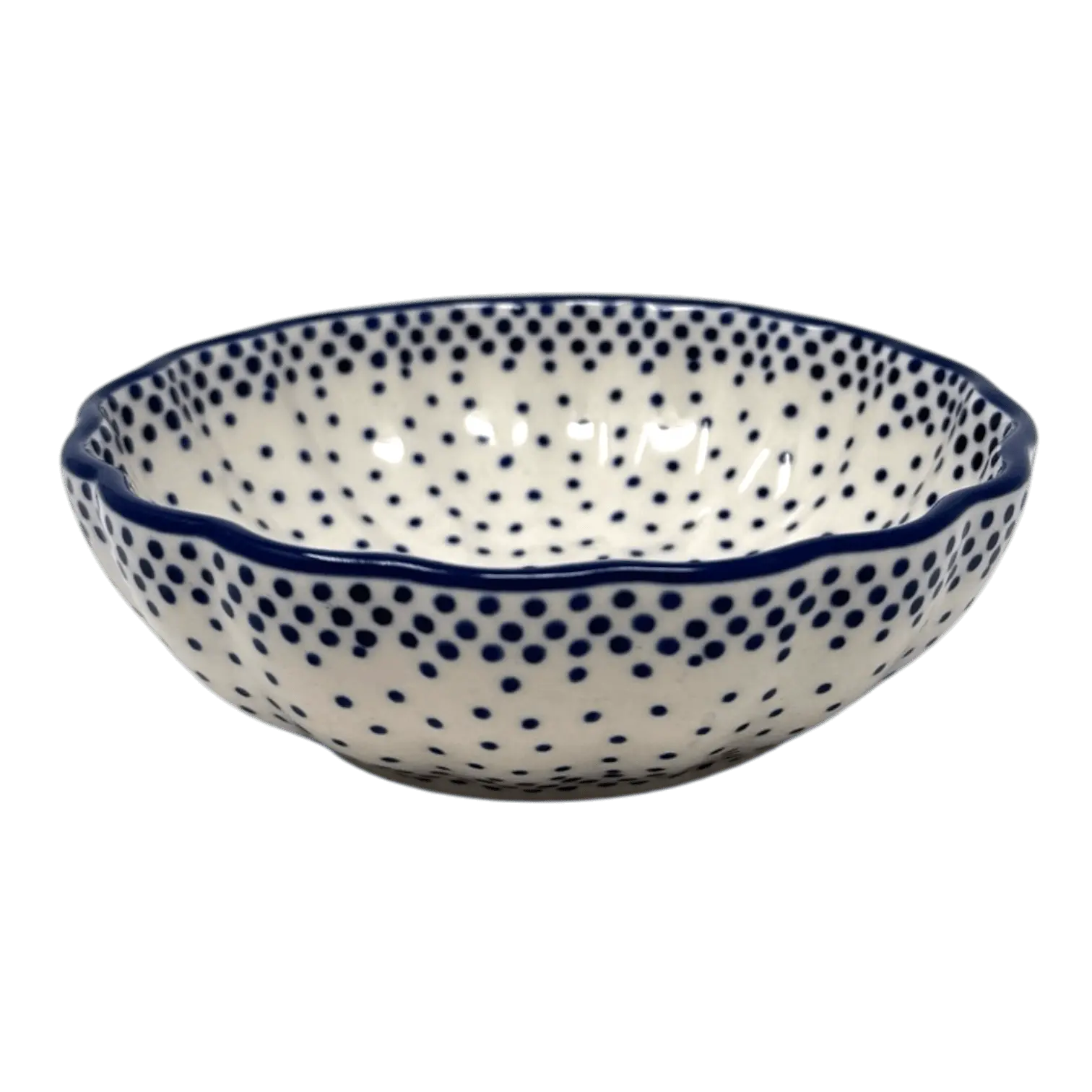 Bowl, Round, Blossom, 4.75" in "Misty Blue" by Manufaktura | M094U-61A