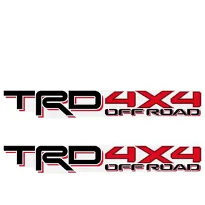 TRD4x4 Off Road Decals Pair Sticker Truck Bedside Vinyl for Off Road Vehicles