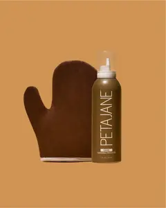 The Starter Bundle - Dark Peta Jane Beauty Self-Tanning Mousse & Self-Tanning Mitt for All Skin Types