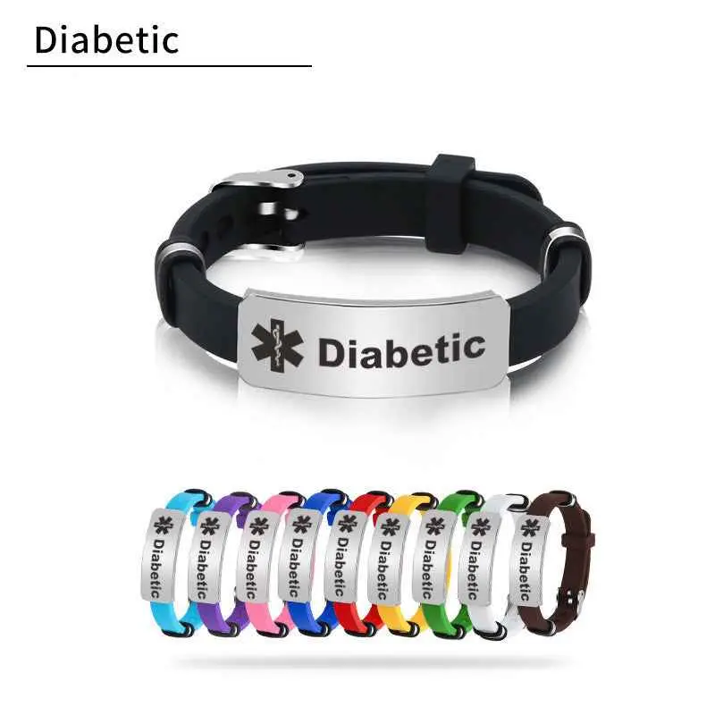 Medical Alert Silicone Bracelet | Waterproof & Custom Engraved ID for Emergencies