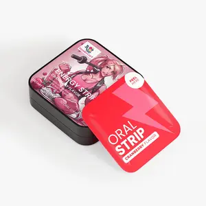 Energy Strips - 30 Oral Strips with Green Tea, L-Theanine & Vitamin B12 for Instant Energy & Focus