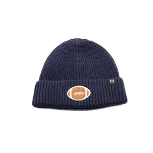 Football Patch Beanie