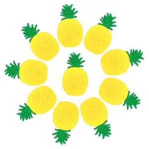 10 Pcs Magnetic Whiteboard for Fridge Refrigerator Decor Fruit Magnets Pineapple Child Decoration Metal Decorative Eye
