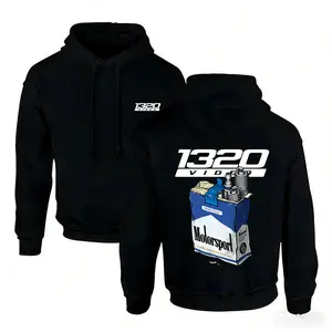 1320 Spark Plug Hoodie – High-Performance Car Graphic, Cotton Motorsport Streetwear, Father’s Day Gift