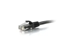C2G 00723 C2G 1FT CAT6A SNAGLESS UNSHIELDED (UTP) NETWORK PATCH ETHERNET CABLE - BLACK - 1