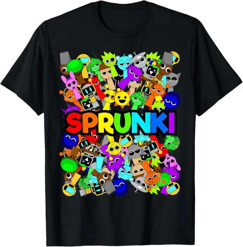 Full Sprunki Collection Wenda Gray Brud Simon Oren Pinki T-Shirt