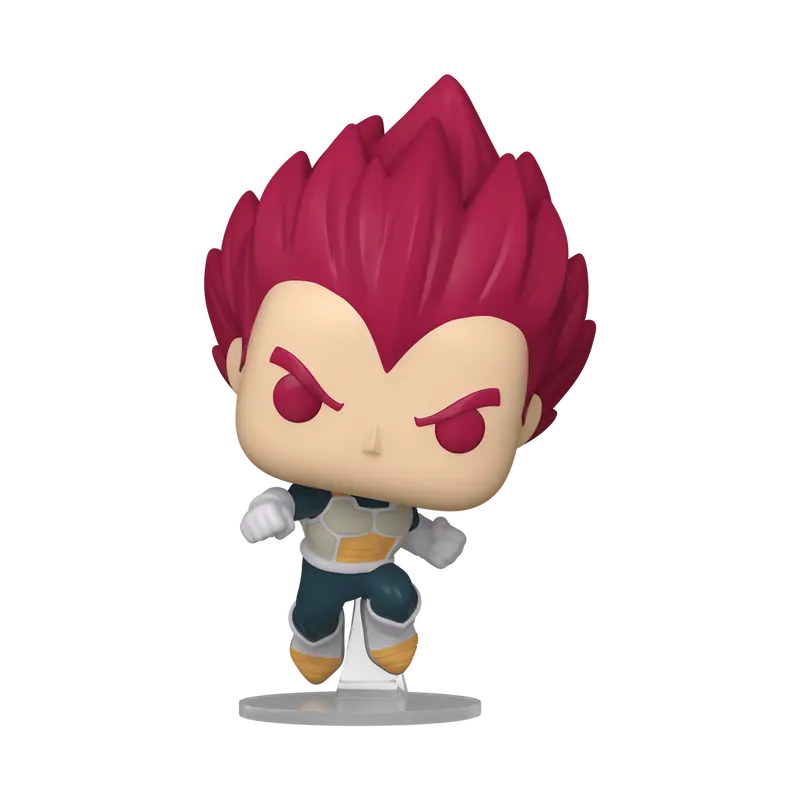 Funko Pop - Dragon Ball Super - Super Saiyan God Vegeta (Punching) Vinyl Figure #1862 w/ Pop protector