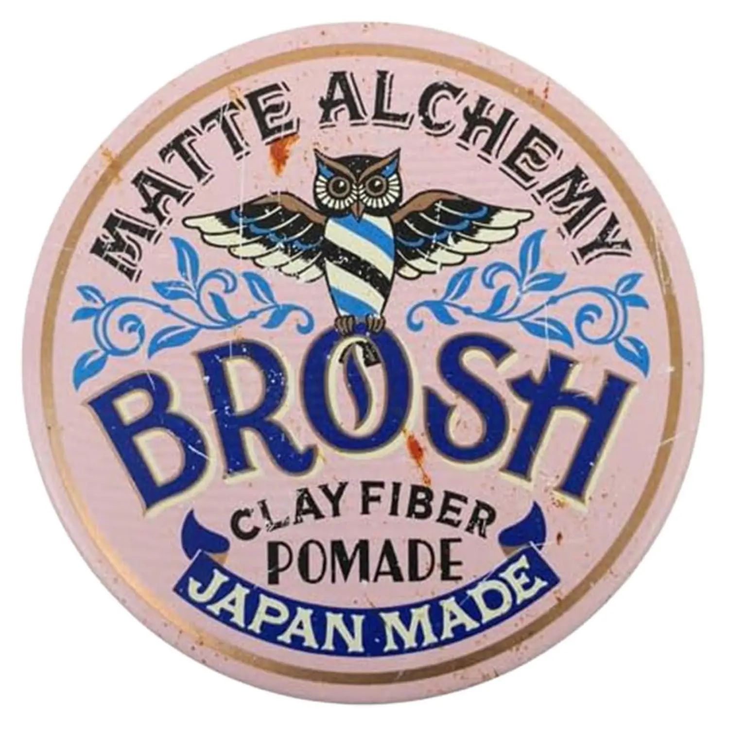 BROSH Clay Fiber Pomade with Medium Hold & Matte Finish Lightweight Water-Based Styling Paste for Men 4 Oz Gel Haircare with Lemon Scent Calming Fragrance Gentle Setting