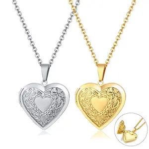 1pc, Women's Fashion Necklace with Openable Heart Pendant, Titanium Steel , Classic Style Suitable for for Women Daily Shopping and Party Wear, Elegant Minimalist Design for Casual Attire & Special Occasions