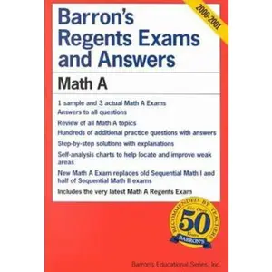 USED-Math A (Barron's Regents NY) by Lawrence S. Leff M.S. (Paperback)