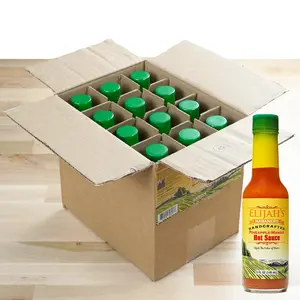 Elijah’s Xtreme Pineapple-Mango Habanero Hot Sauce - Mild Sweet-Heat, Made with Fresh Fruit for Vibrant Natural Flavor Dip, 12 Pack (5 oz Bottles), Gluten Free, Vegan, Non-GMO
