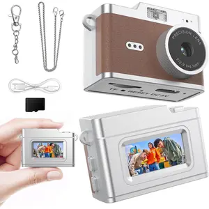 Digital Camera 1080P, Ultra-Portable Small Retro Camera 32GB Card 6 Filters Video Recorder for Travel Camp Snap Study Party Collectible  Camera   Teens Beginner Trendsetter