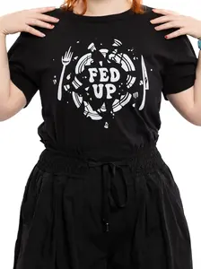 Fed Up Unisex Tee Summer Womenswear Tshirt shirts women