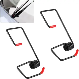 2pcs Windshield Wiper Arm Pressure Spring Booster, Wiper Arm Pressure Spring Set Additional Windshield Wiper Tensioning Spring, As Shown in The Picture,summervibes