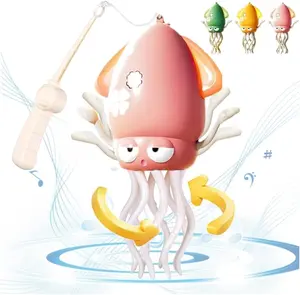 Auto-Dance Obstacle-Sensing Octopus Toy，Dancing Squid Toy,  Obstacle Avoidance Squid, Auto-Avoid Crawling Dancing with LED Music Stress Relief Gift to Bring Endless Giggles(Pink)