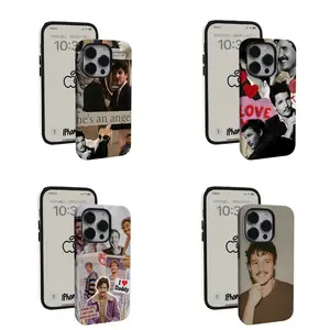 Unique Artistic Design Phone Case Fashion P-Pedro P-Pascal Collage Pics Phone Case for IPhone 17 16 15 14 13 12 11 Pro Max Plus Air Film Cover Protective Drop-proof Retro Stylish Christmas