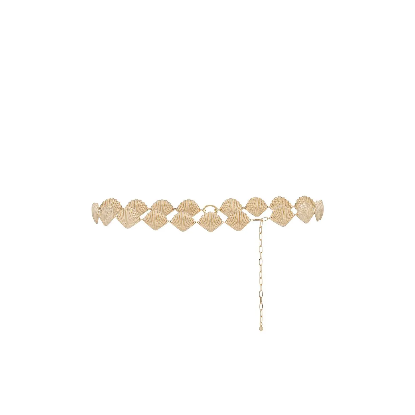 Ettika Shell Belly Chain in Gold