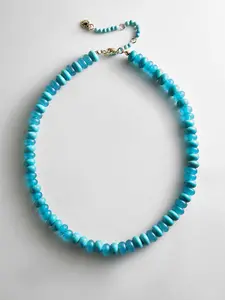 Joyce Semi-Precious Beaded Necklace - Turquoise