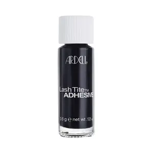 LashTite Adhesive Dark for Individual Fake Lashes, Secures False Eyelashes Extension for Weeks .125 Oz, 1 Pack