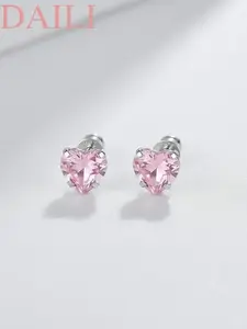 12-21 Pairs Hypoallergenic Stud Earrings for Girls Women 316L Stainless Steel Earrings Set for Sensitive Ears Screw Back Stud Earrings Cute Heart Stud Earrings Jewelry Gift for Teen Girls Heart Shaped Earrings Studs Earrings