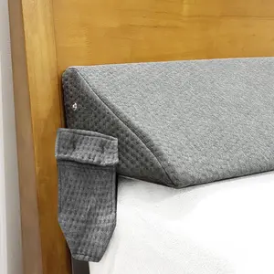 Gap Filler Bed Wedge Pillow for Headboard Gap,High-Density Memory Foam with Breathable CoverBed,Mattress Gap Filler(0-8") Between the Mattress