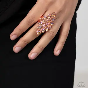 Combustible Iridescent Copper Ring