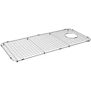 32.52-in x 14.61-in Side Drain Heavy-Duty Stainless Steel Sink Grid NDG3318S
