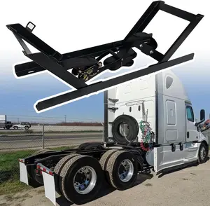 Durable Semi- Spare Tire Rack. Versatile Carrier, Easy-to-Use Mount, & Secure Holder for Reliable On-The-Road Preparedness