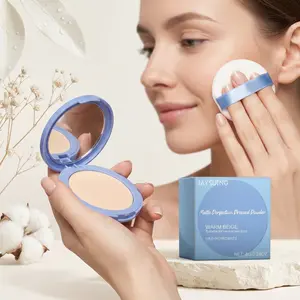 Oil Control Setting Powder Natural Color, Lightweight Setting Loose Powder, Fine Finish, Bright Skin, Long-Lasting Makeup