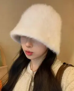 Soft Fluffy Winter Hat for Women | Cozy Fall Autumn Fisherman Cap | Warm Knit Beret