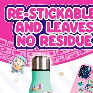 70/140Pcs﻿ Hot Kids Children Toy Sticker Creative Funny Stationery Stick Rolls Stickers Bracelet Colorful Birthday Present