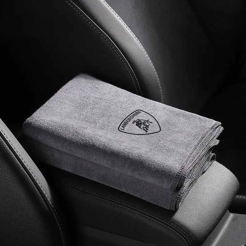 High Quality Microfiber Car Wash Towel Drying Cloth Cleaning Towel Washing Tools Accessories For Lamborghini LP570 LP610 Urus LP700 LP770 Gallardo Aventador Auto Cleaning Cloths