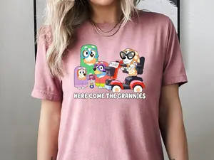 Here Come The Grannies Shirt, Mother's Day Blueey Shirt, For Grannies, Disneeey Trip Shirt, Bingo Shirt,