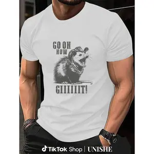 Classic Cowboy Opossum T-Shirt – Unisex Vintage Western Crewneck