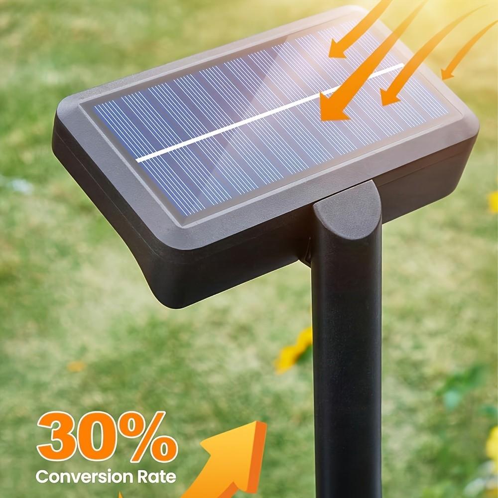 EISSLOLY Clip-on solar outdoor light,available in warm,white,and natural light colors,includes remote control and motion sensor,92 LED beads, portable solar fence light,outdoor solar street light,suitable for outdoor use,courtyard,garden,fence and camping