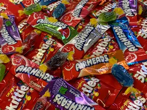 Skittles Airheads & Jolly Rancher Mix 1.5lb Chewy Hard Bulk Candy Assortment Fruit Variety Pack Individually Wrapped Party Assortment Ultimate Fruit Candy Mix Sweet Tart Variety Bag