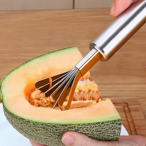 Stainless steel coconut scraper, five-prong scraper, coconut meat scraper, fish scale scraper, multifunctional kitchen tool