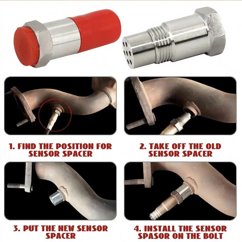 M18x1.5 Stainless Steel Threaded Adapter,New Stainless Steel Extension Pipe Fitting Universal Pipe Fitting Connector for Industrial Applications