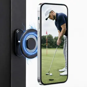 Phone Holder for Golf Cart, 360? Rotation Phone Mount with  , Compatible with MagSafe  12-17 & Android, Fit for EZGO Yamaha Golf Accessory, for Golfer