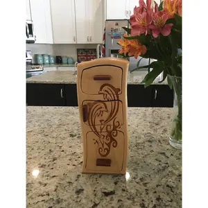 Solid Wood Box W/Drawers - Playful Dolphins, Jewelry Box, Handcrafted, Custom Box, Personalized Box, Handmade, Engraved, Stash Box