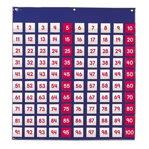 Hundred Pocket Chart - Math Manipulatives, Numbers, Ages 5+