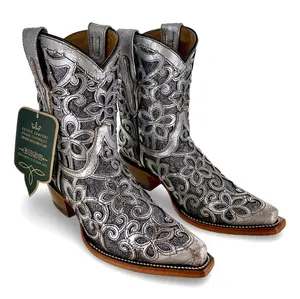 Reywelt Women's 890 Elsa Craquelado Plata L-51203