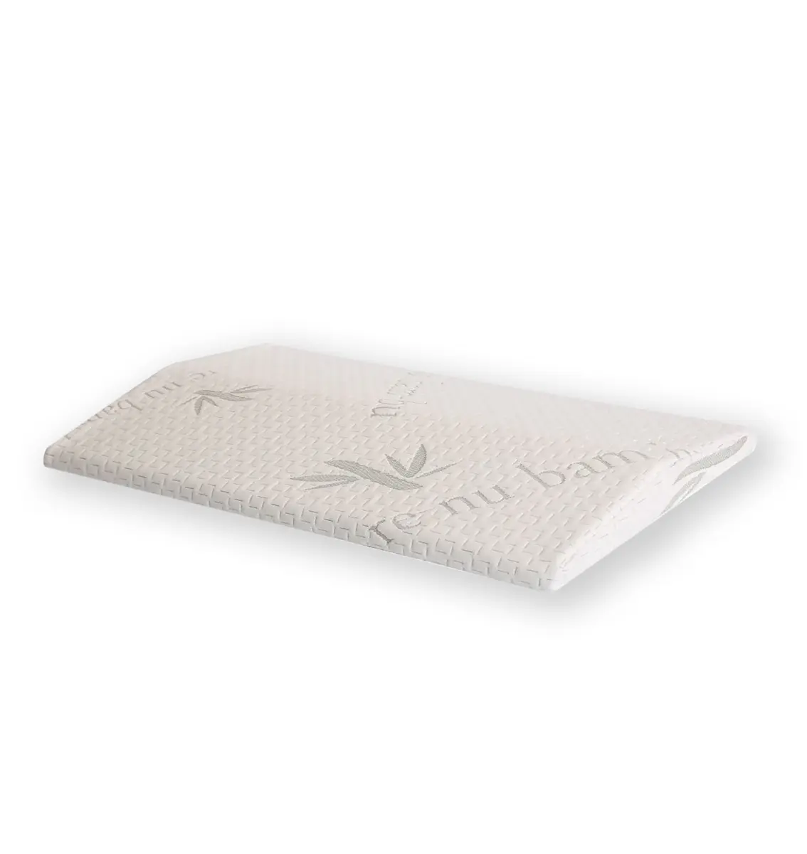 Meileju BK3647 Doctor Pillow - White, Natural Bamboo Bedding Pillow for Sleep Support