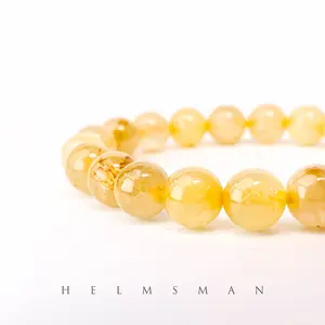 [Direct Buy] 1 Count golden rutilated quartz bracelet