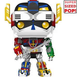 Voltron Retro Super 6 1/4-Inch Funko Pop! Vinyl Figure #1497 +Protector