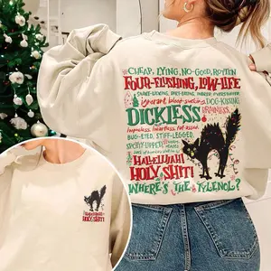 Hallelujah Holy Shit Where's The Tylenol Sweatshirt Christmas Vacation Rant Crewneck Griswold Family Christmas Hoodie Dickless Shirt Shirt, T-shirt, Sweatshirt, Hoodie.