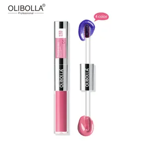 OLIBOLLA Viral Peel-Off Lip Stain Kit, Dual-Ended Lip Liner & Gloss, Long-Lasting Transfer-Proof Lip Makeup for Daily Wear