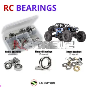 RCScrewZ Rubber Shielded Bearing Kit axi022r for Axial Racing RR10 Bomber RTR 1/10 Electric 4WD Rock Racer Crawler (#90048 / AX90048 / AXI90048) | SET